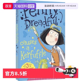佩妮引起混乱 自营 青少年英语章节桥梁小说 爆笑无厘头 Dreadful 词汇简单日常 Penny 英文原版 Causes 黑白插图 Kerfuffle