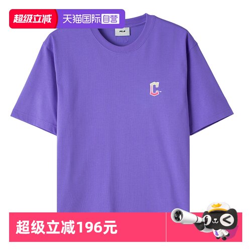 【自营】MLB短袖男女装新款时尚舒适简约运动服休闲T恤3ATSB6063