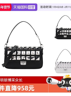 【自营】Michael Kors 女士皮革手提单肩斜挎包腋下包 30H1S2BL0L