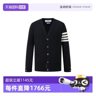 自营 开衫 Thom 重磅针织衫 男女毛衣宽松V领外套 Browne春秋季