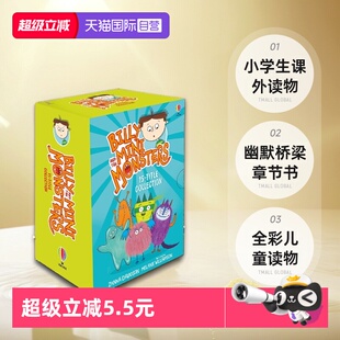 全彩兒童幽默橋梁章節書 自營 比利和迷你怪獸 Billy the and 15冊盒裝 小學生課外讀物Usborne Mini Monsters 第16本英文原版