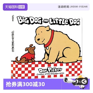 Pilkey Little 超人同作者 and Dog 繪本 Dav Big 紙板書 自營 英文原版 神探狗狗內(nèi)褲