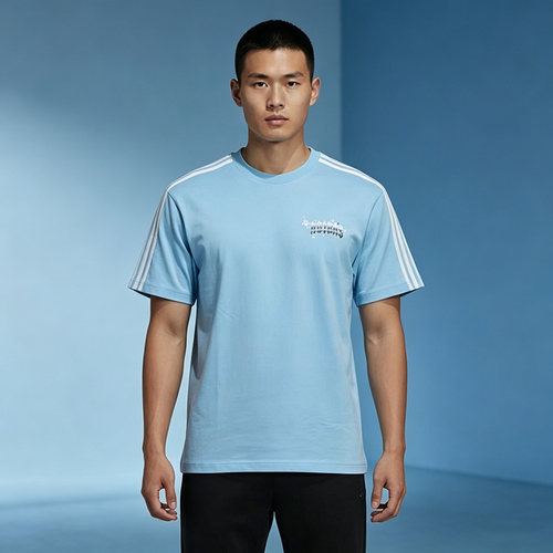 【自营】Adidas阿迪达斯男女休闲舒适百搭纯棉运动短袖T恤KT6376