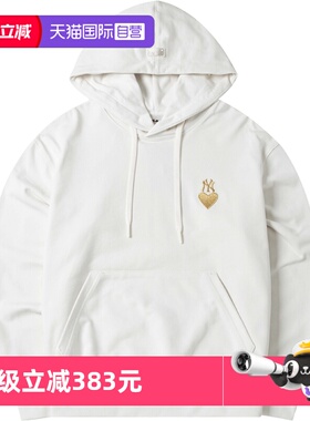 【自营】MLB连帽卫衣男女装新款休闲运动服宽松套头衫潮3AHDH0141