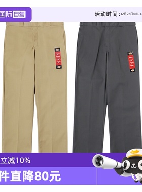 【自营】Dickies蒂克874工装休闲裤男女翻边直筒滑板裤jennie同款