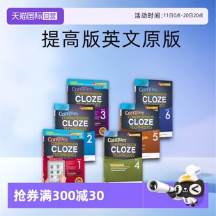 6年级 英文原版 Conquer Techniques 新加坡英语攻克系列完形填空专项练习册 Cloze SAP Comprehension 提高版 自营