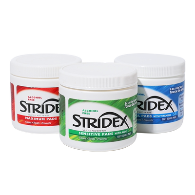 stridex祛痘黑头粉刺水杨酸棉片