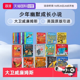 Dad 少年幽默成长进口小说 自营 英文原版 Bad 新版 大卫威廉姆斯 Walliams The 10册 David 现货 Stink臭臭先生 World