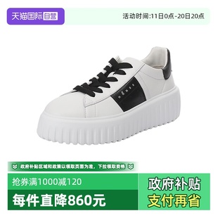 运动鞋 系带板鞋 HOGAN女士厚底饼干鞋 HXW6450FO70LE9高跟 自营