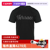 自营 薄款 Versace 范思哲男士 铆钉饰logo棉质圆领夏季 短袖 T恤