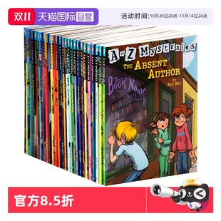Mysteries 自营 全套26册 儿童侦探推理小说 Roy 神秘案件英文 字母版 盒装 神秘事件英文原版 Ron 小学初级章节书