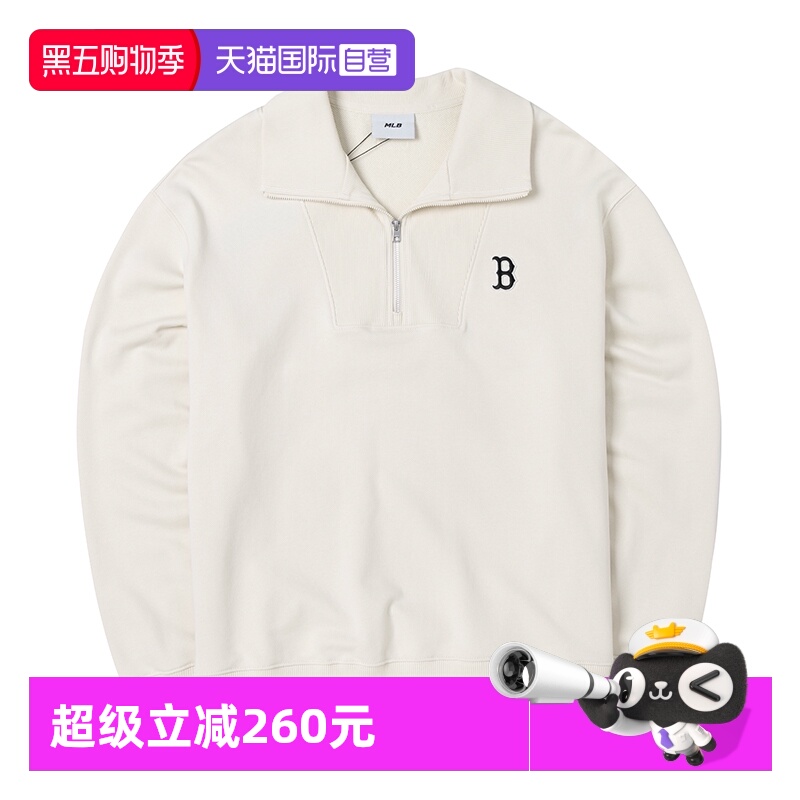 【自营】MLB男女新款运动服潮流时尚休闲针织卫衣套头衫3AMTB0944