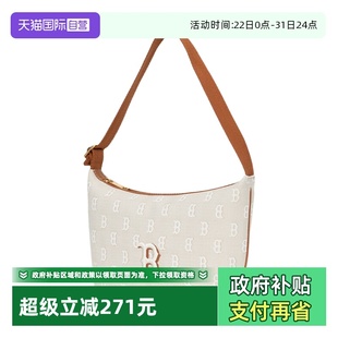 男包女包休闲包拎包淺米色通勤包3ABQM015N MLB单肩包新款 自营