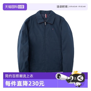 自营 新款 TOMMY 休闲翻领夹克春秋季 简约百搭上衣 HILFIGER男士