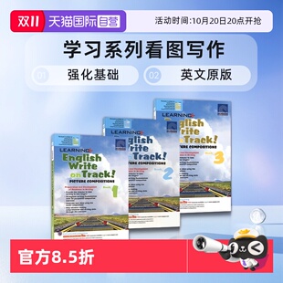 English Track 自营 Learning 英语范文写作 英文原版 6年级 Write SAP Compositions Picture 强化基础 学习系列看图写作1