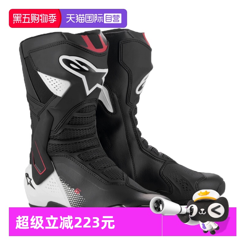 【自营】a星摩托车骑行靴SMX-6 V3赛道长靴赛车靴防摔机车摩托鞋