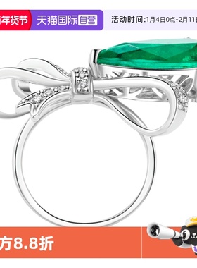 LEQIYUAN女925银欧美轻奢戒指