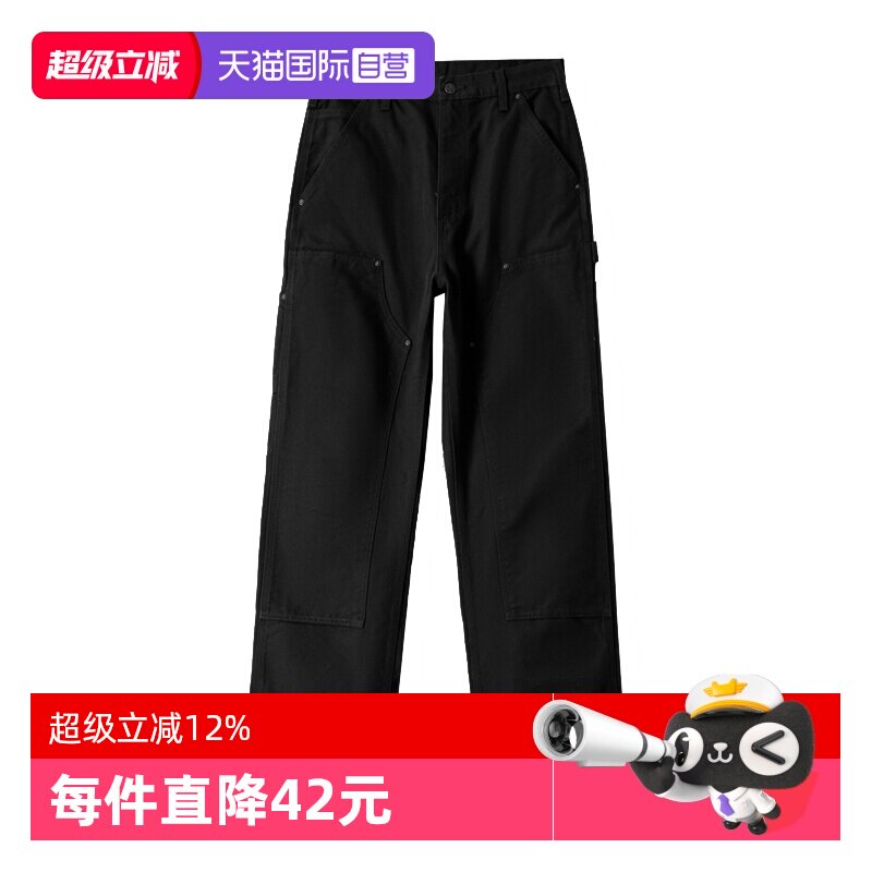 【自营】carhartt卡哈特B136复古加厚帆布工装裤男直筒伐木裤新款