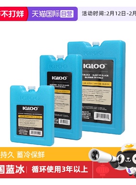 【自营】IGLOO蓝冰盒冰砖冰板冰袋上班储奶专用降温制冷保鲜冷藏