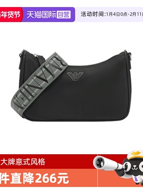 【自营】EA阿玛尼女士女包鹰标装饰手拿包单肩斜挎包Y3H293 YWS1E