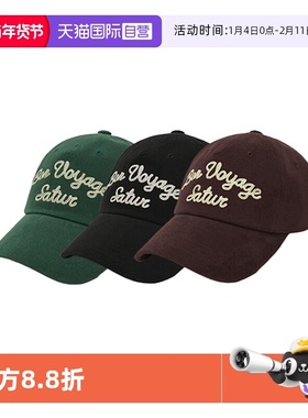 【自营】SATUR ARCHIVE2025新款Voyage系列情侣休闲棒球帽女帽子