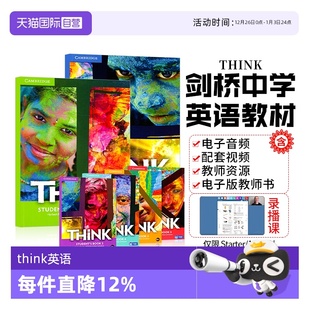 进口剑桥中学英语教材 Think PET考试剑桥少儿英语培训 自营 Think预备级初中高中英语 think教材KET 正版 12345级原版 Starter