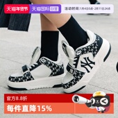 休闲新款 秋冬SXL 复古老花中帮学长鞋 时尚 自营 MLB男女情侣板鞋