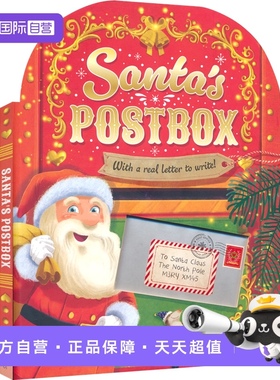 【自营】英文原版 Santa's Postbox 圣诞老人的邮筒 随书附信纸 英语韵文早教启蒙 故事绘本 亲子读物