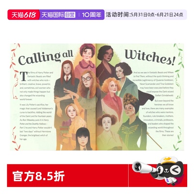 【自营】Harry Potter Wizarding World Calling All Witches! 哈利·波特 神奇动物 魔法世界女巫故事书 英语章节小说 英文原版