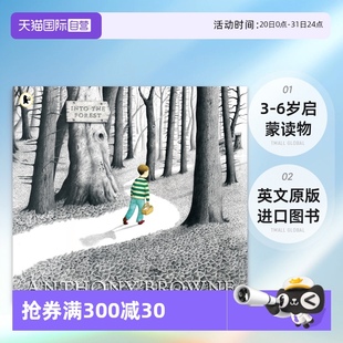 英文故事繪本 Anthony 走進森林 親子讀物 the 自營 Forest 英文原版 6歲啟蒙讀物 Into 安東尼·布朗 Browne 進口圖書