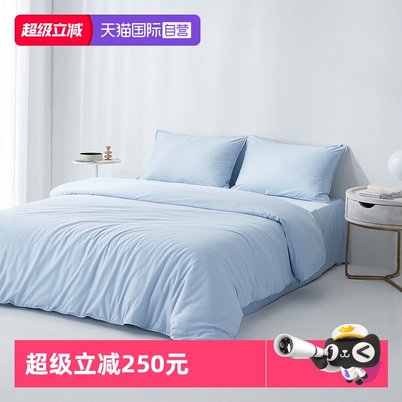 舒飘儿80支纯棉防螨虫四件套