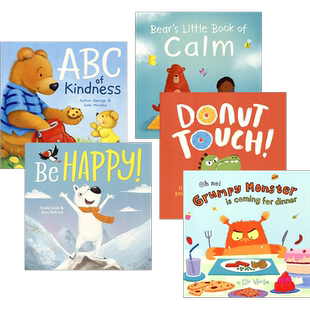 【自营】Donut Touch ABC 趣味成长故事绘本 情商启蒙 亲子读物 品行习惯管理 学分享 学数数 英语早教读物 英文原版进口儿童图书