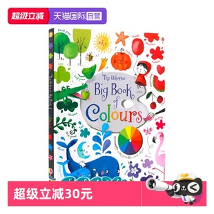 11大色系130余种颜色英文原版 艺术启蒙 孩子 Book Big Usborne出品 色彩启蒙全书 儿童色彩早教认知 Colours颜色识别 自营