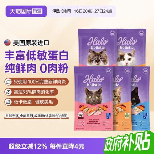 Halo自然光环成猫美国美毛健美