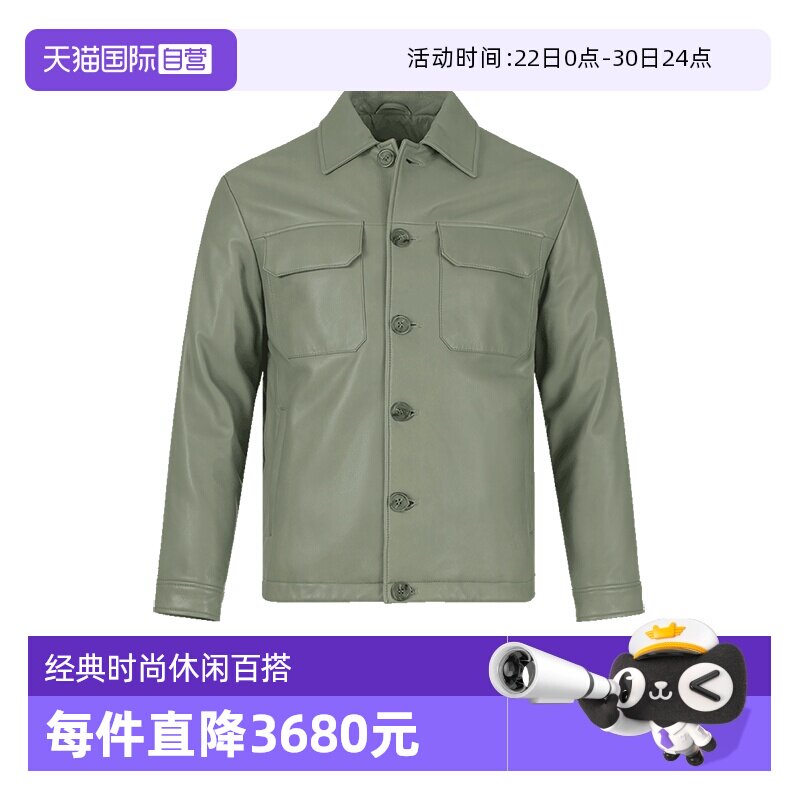 EA阿玛尼夹克皮衣上衣外套