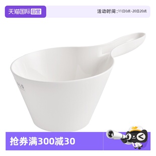 日本asvel 水勺厨房舀水瓢家用长柄塑料加深厚水舀子水漂洗头水勺