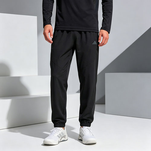 【自营】adidas阿迪达斯速干训练梭织束脚运动健身裤男长裤KT3131