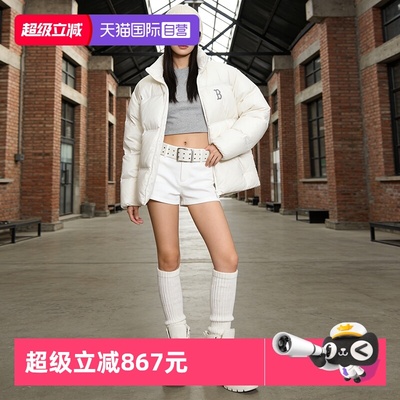 【自营】MLB美职棒NY羽绒服男女运动休闲保暖宽松外套3ADJB1356