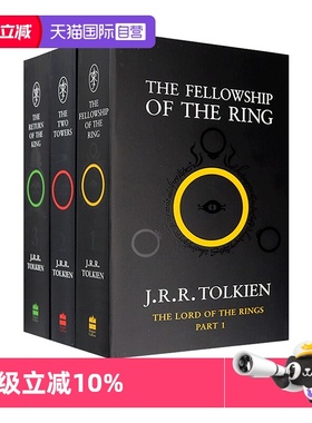 【自营】现货 魔戒三部曲 指环王魔戒 指环王 The Lord of the Rings 奇幻文学小说 经典电影原著 托尔金 霍比特人 英文原版