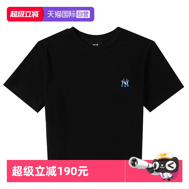 MLB短袖新款女装潮流休闲服圆领