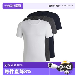 BossT恤 雨果博斯男士 3件装 简约打底衫 Hugo 美式 50475284 自营