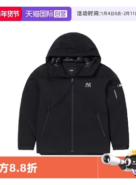 【自营】MLB男装女装秋季新款运动休闲保暖羽绒服3ADJB015650BKS