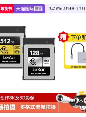 【自营】雷克沙CFE-B单反数码相机内存卡佳能/尼康松下大疆存储卡