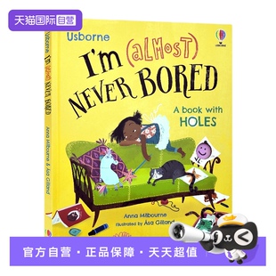 Very Usborne出品 从不感到无聊 几乎 I’m Not 情商管理 Bored 我 Never Almost 精装 低幼故事绘本 英文原版 自营