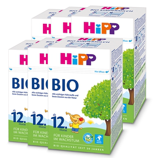 【自营】HiPP喜宝经典有机幼儿儿童学龄前奶粉12+段*6盒 1-6岁