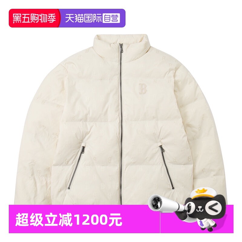 【自营】MLB羽绒服男女外套新款运动服短款保暖棉羽夹克3ADJM0346