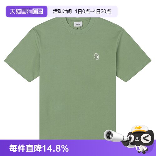 【自营】MLB短袖男装女装新款夏季透气短袖运动训练T恤3ATSB0253