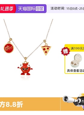 【自营】VITARING项链女外星人雪糕DIY吊坠锁骨链古怪卡通人物