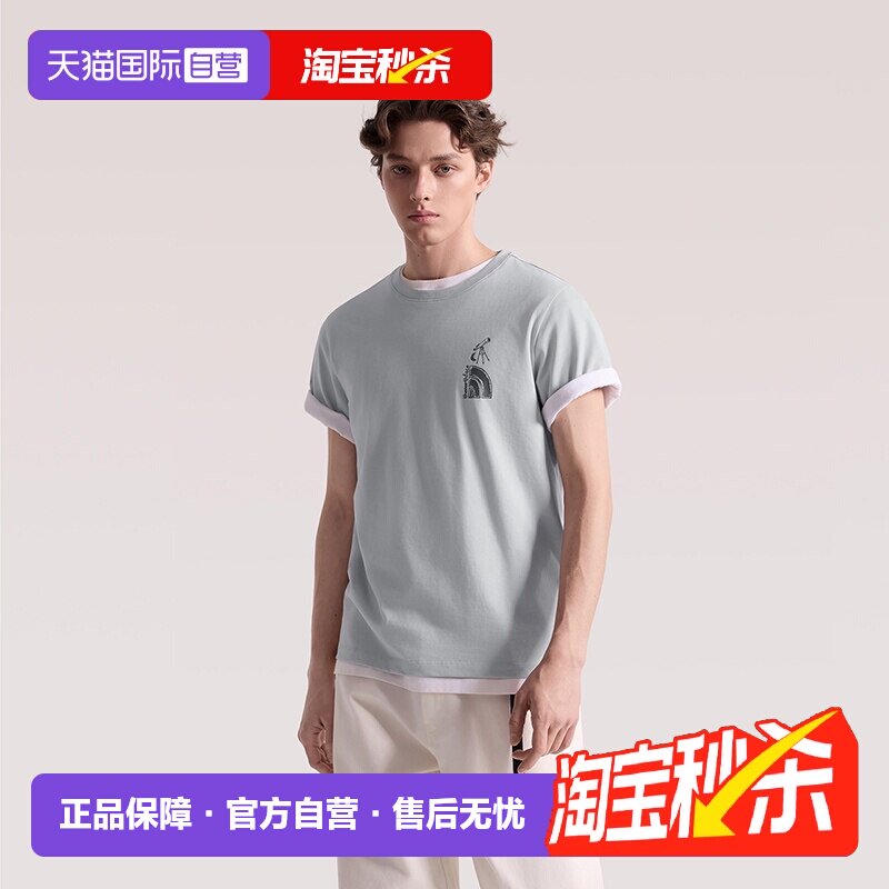 【自营】The North Face北面短袖T恤男女休闲宽松圆领半袖上衣