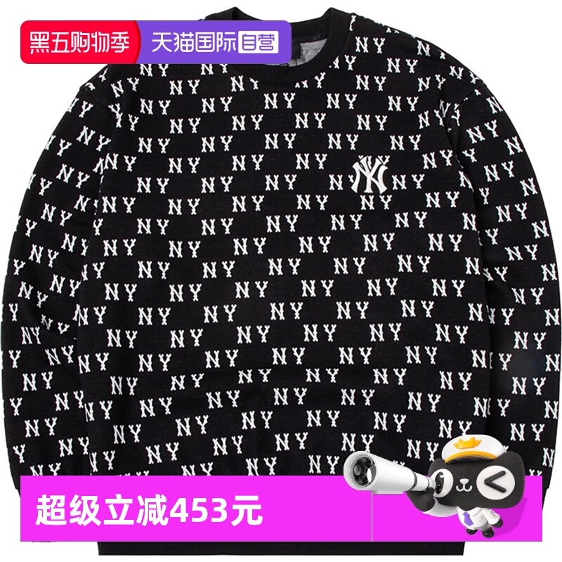 MLB复古老花卫衣男女装运动服